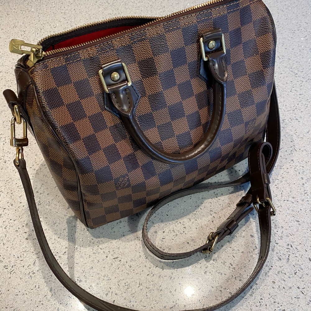 Louis Vuitton Damier Ebene Speedy Bandoulière 25